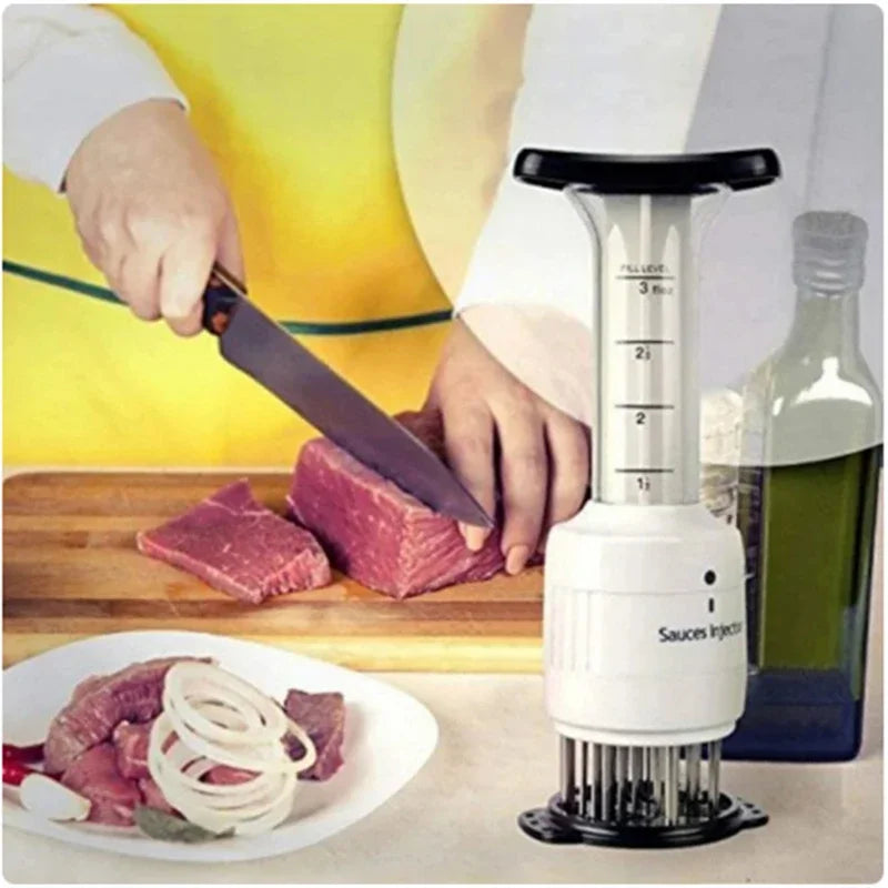 GeschmackProfi 2-in-1 Fleischzartmacher & Marinadenspritze