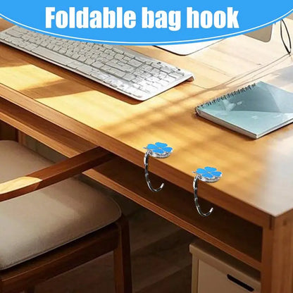 Klappbarer Taschenhalter für den Tisch