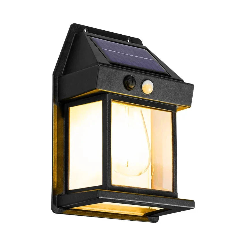Solar Wandleuchte mit Bewegungsmelder