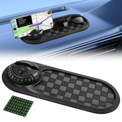 FahrGrip – 360° Handyhalterung & Anti-Rutsch-Ablage fürs Auto