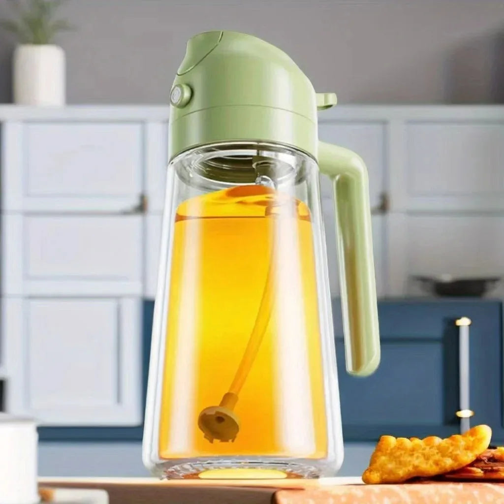 2-in-1 Öl Sprühflasche aus Glas