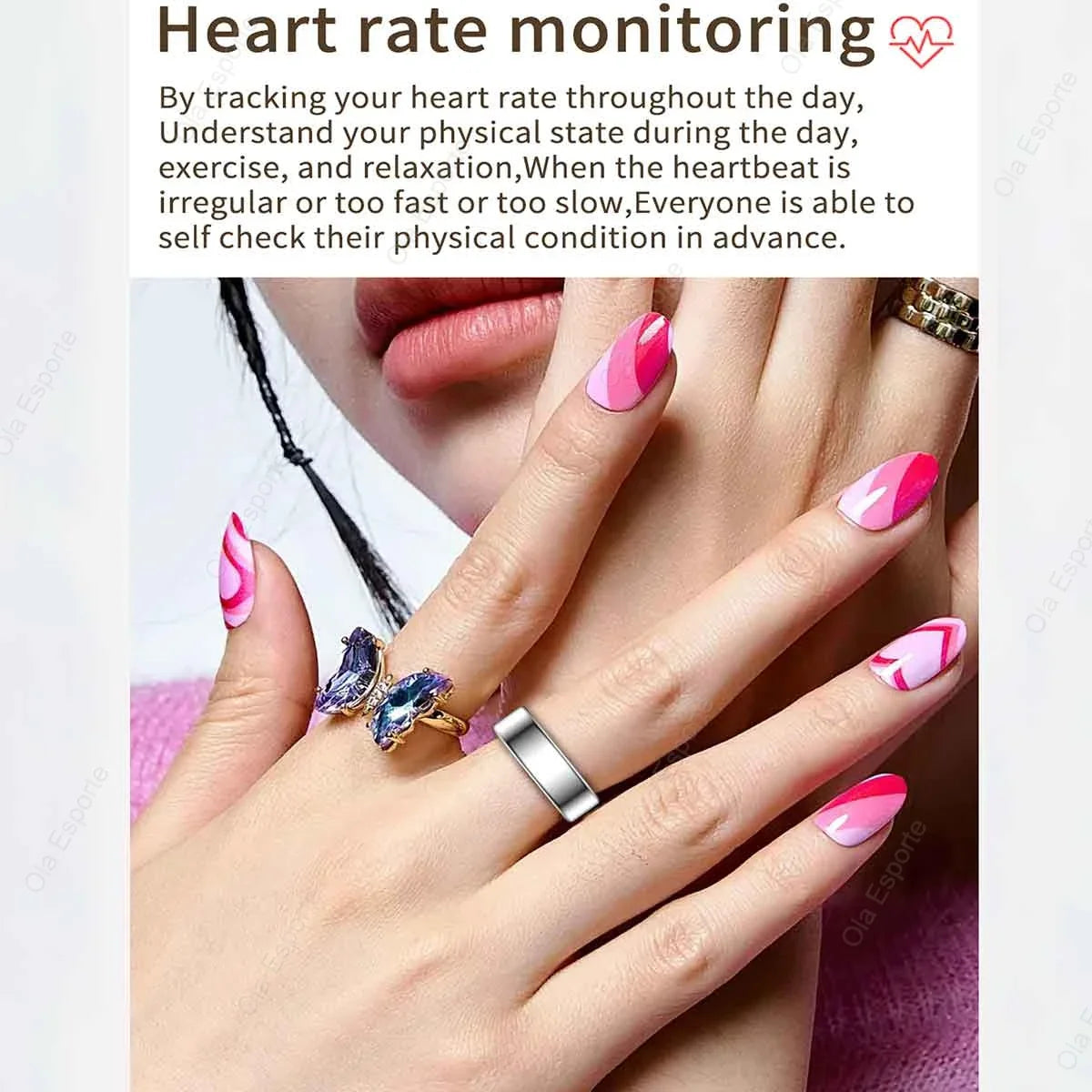 Smart Ring mit Gesundheits- & Aktivitätstracking