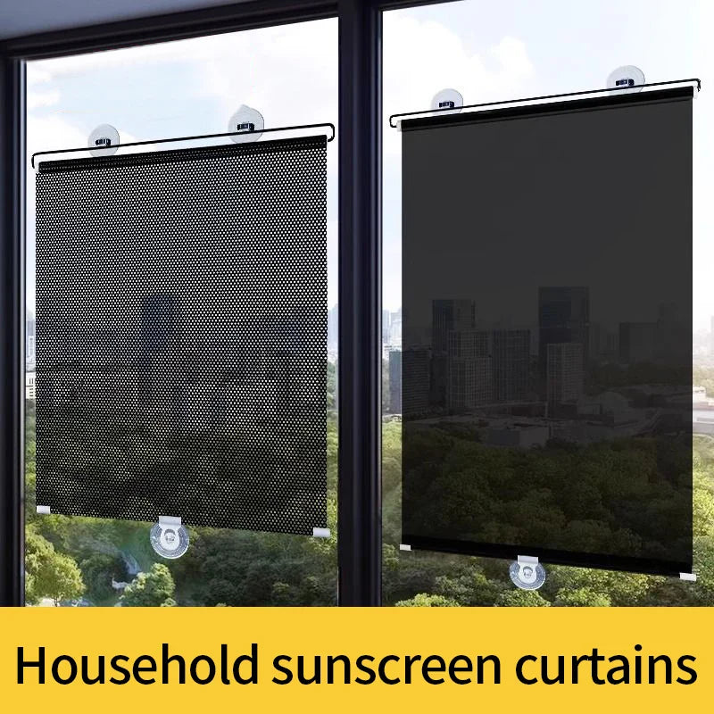 Ausziehbarer Sonnenschutz mit Saugnäpfen