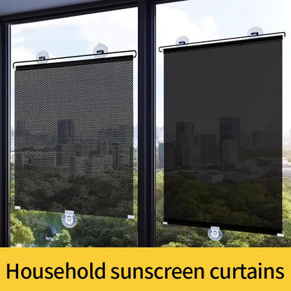 Ausziehbarer Sonnenschutz mit Saugnäpfen