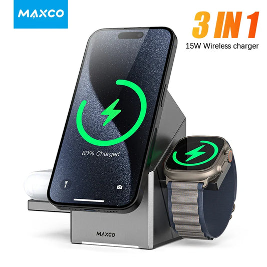3-in-1 Magnet Ladegerät Ständer