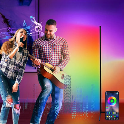 RGB LED-Eck-Stehlampe mit App-Steuerung