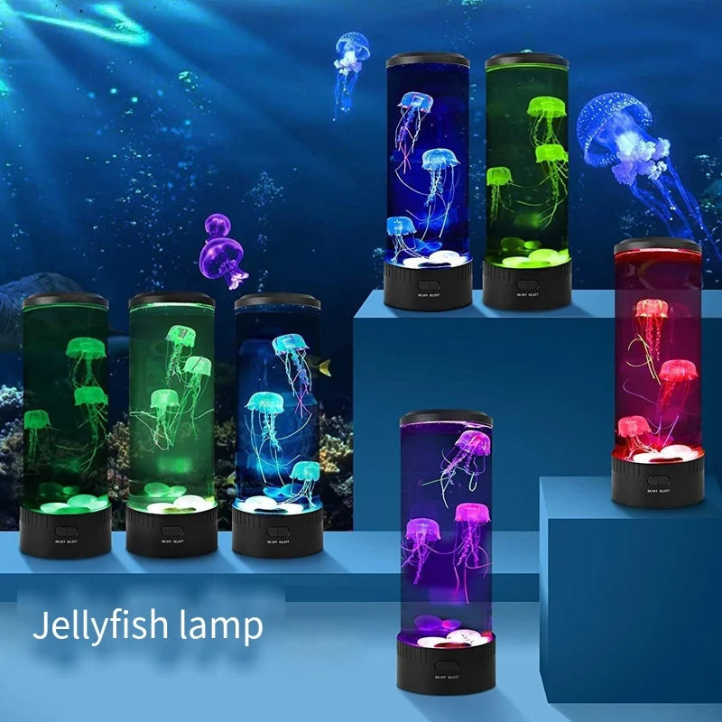 LED Quallenlampe mit Farbwechsel