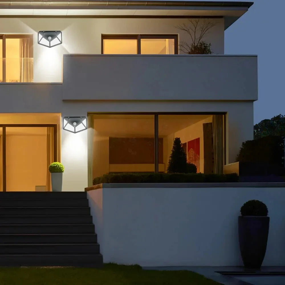Solar LED-Sicherheitsleuchte mit Bewegungsmelder