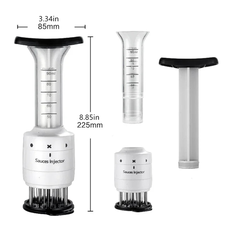 GeschmackProfi 2-in-1 Fleischzartmacher & Marinadenspritze