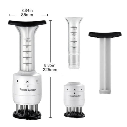 GeschmackProfi 2-in-1 Fleischzartmacher & Marinadenspritze