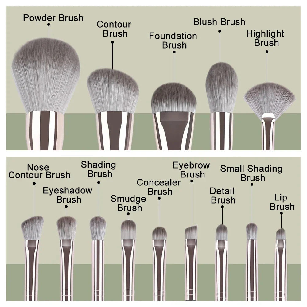 14-teiliges Make-up Pinsel Set