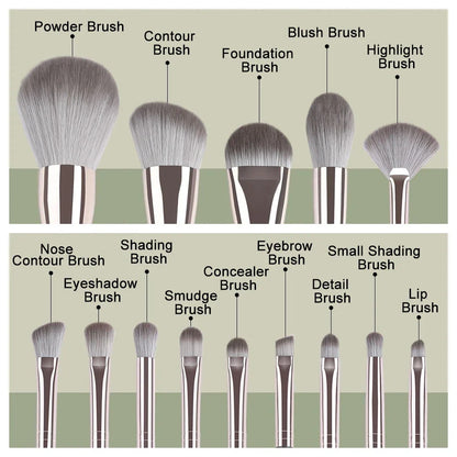 14-teiliges Make-up Pinsel Set