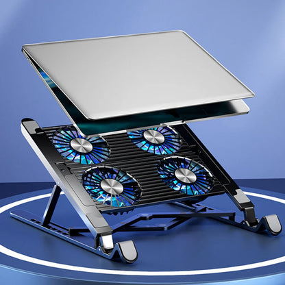 Klappbarer Laptop Kühler mit Lüftern