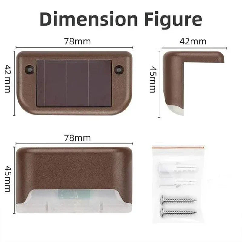 Solar LED Deckleuchten für Garten & Treppen