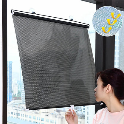 Ausziehbarer Sonnenschutz mit Saugnäpfen