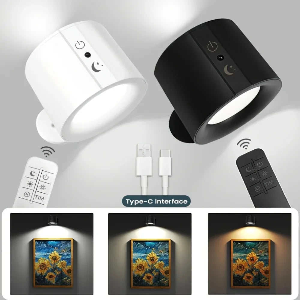 Magnetische LED-Wandleuchte mit Fernbedienung