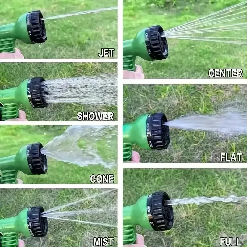 Flexibler Gartenschlauch mit Sprühpistole
