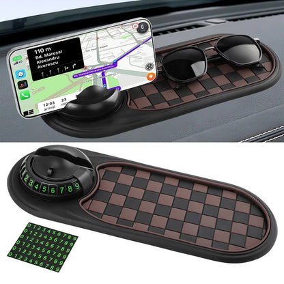 FahrGrip – 360° Handyhalterung & Anti-Rutsch-Ablage fürs Auto