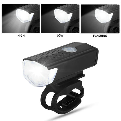 USB Fahrradlicht Set Vorder und Rücklicht