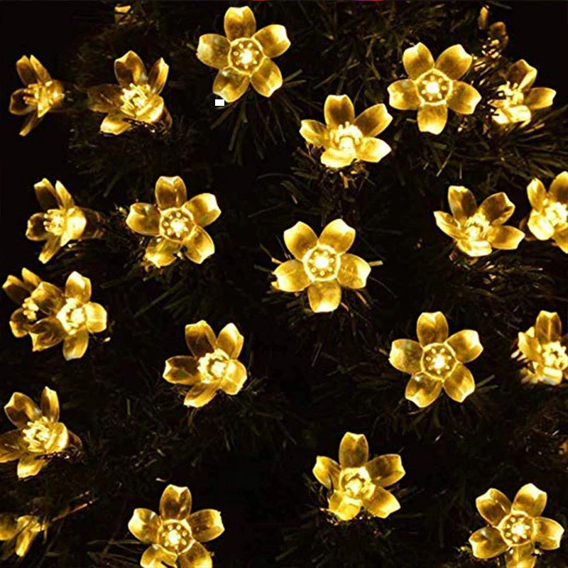 Solar Kirschblüten LED-Lichterkette