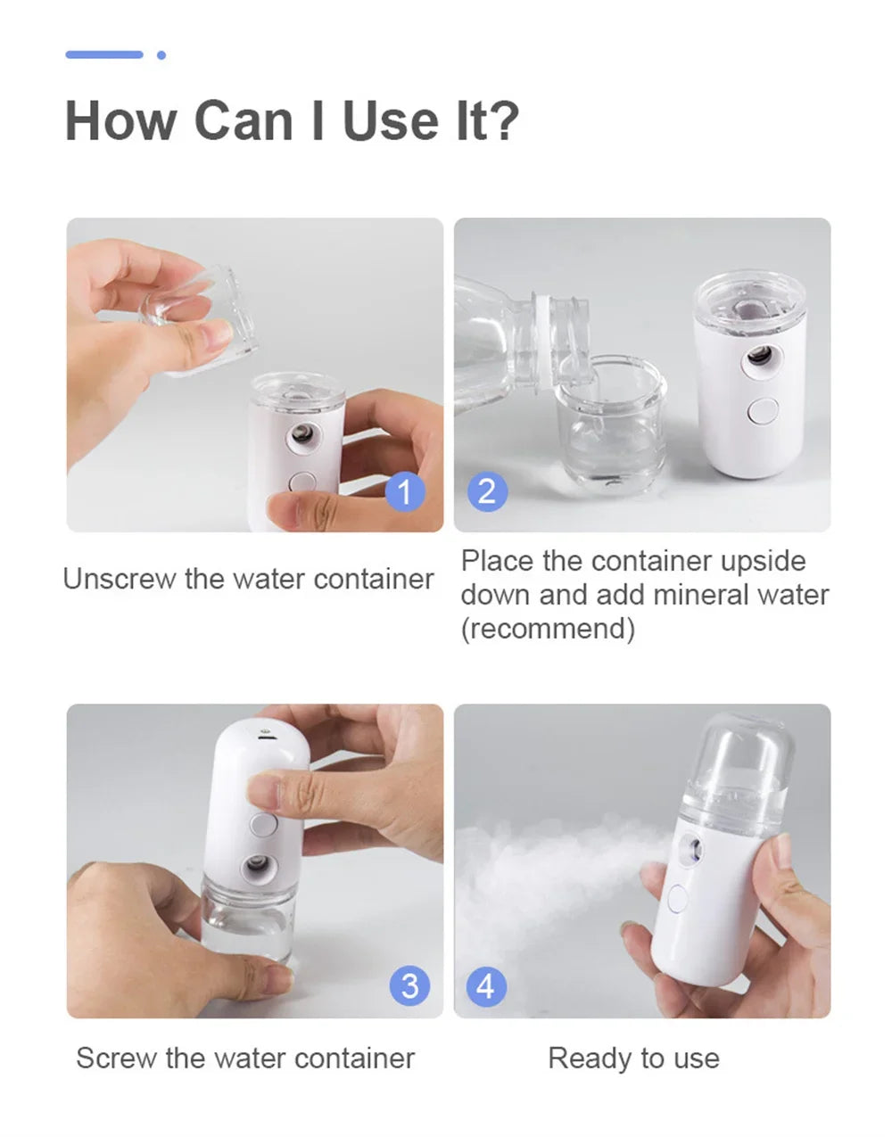 Nano Gesichtsbefeuchter Spray