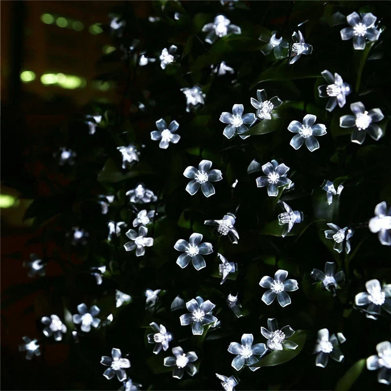 Solar Kirschblüten LED-Lichterkette