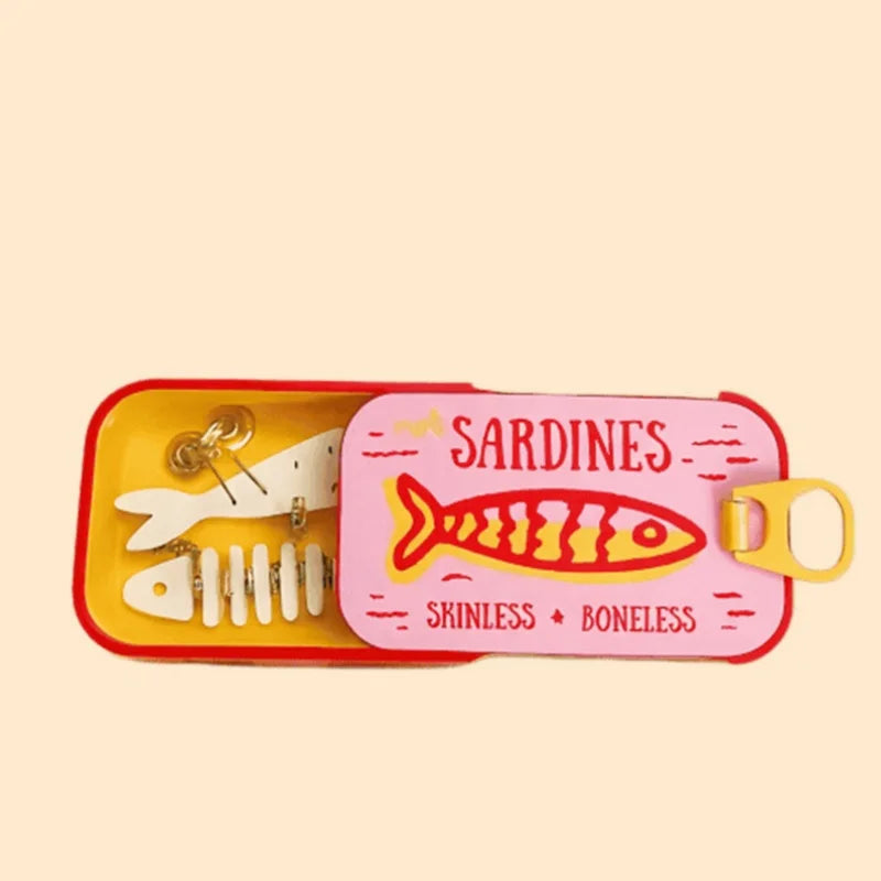 Mini-Aufbewahrungsbox im Sardinendosen-Design