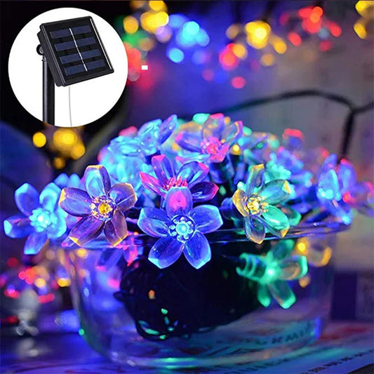 Solar Kirschblüten LED-Lichterkette
