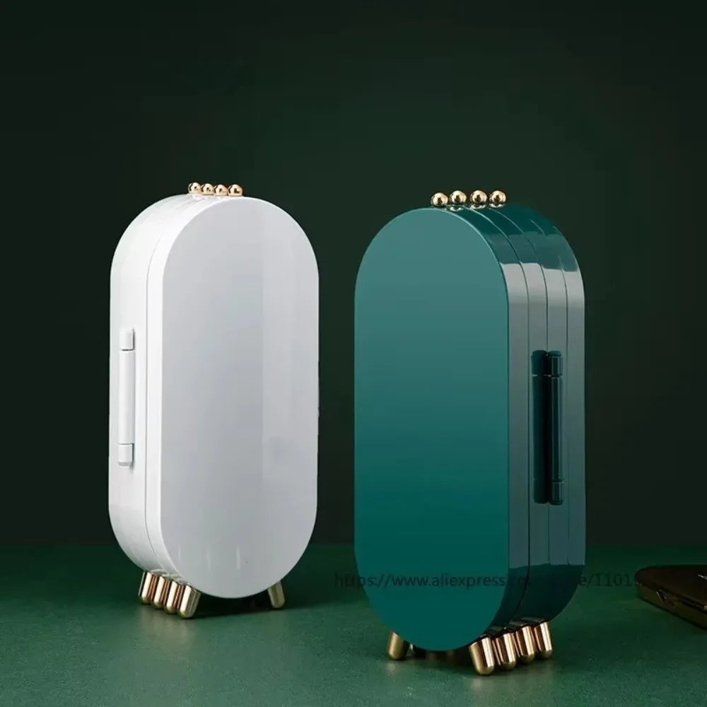 CrystalKeep – Schmuck-Aufbewahrungsbox mit Spiegel