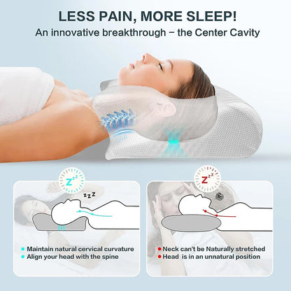 Ergonomisches Nackenkissen aus Memory Foam