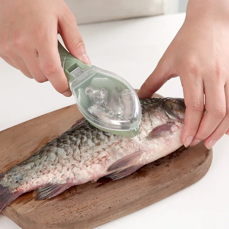 Fischschuppen Entferner mit Schutzabdeckung