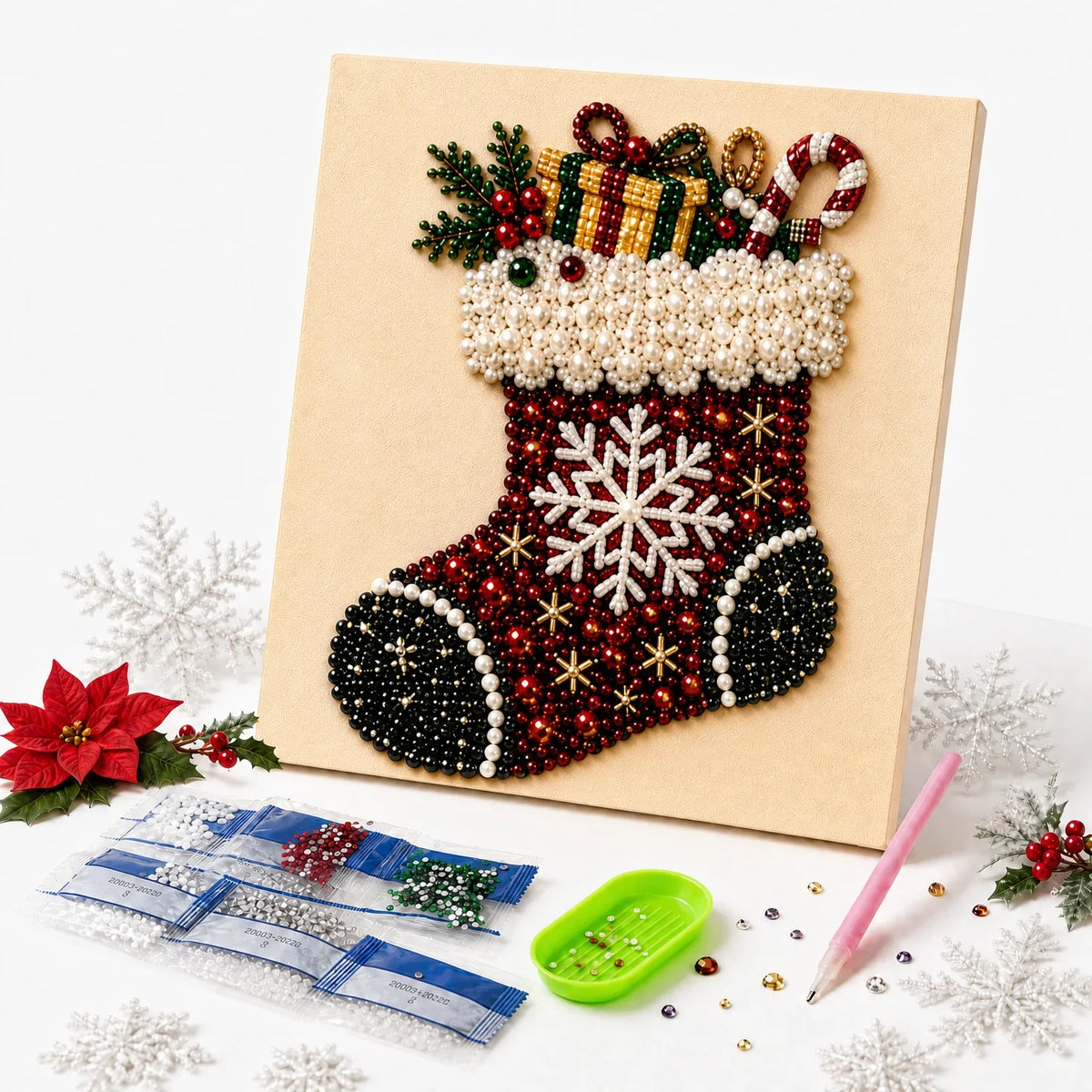 FunkelStrumpf – bastle deinen eigenen glitzernden Weihnachtsstrumpf! 🎅✨