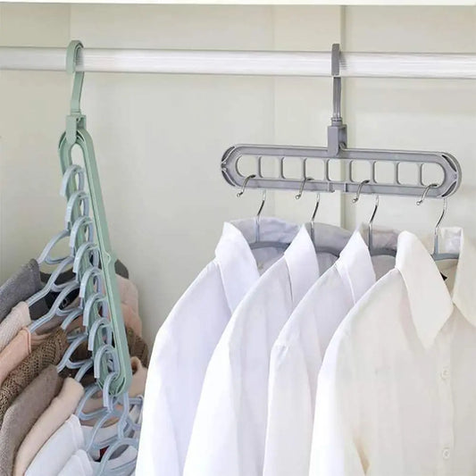 360° Drehbarer Kleiderbügel mit 9 Haken