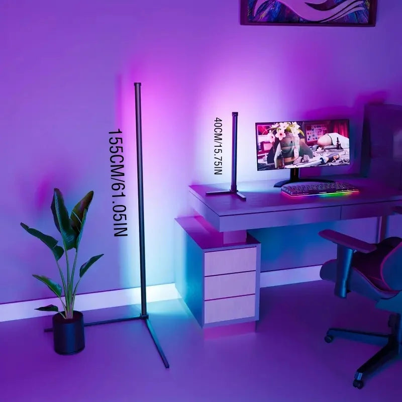 RGB LED-Eck-Stehlampe mit App-Steuerung