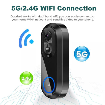 WLAN Video-Türklingel mit HD-Kamera