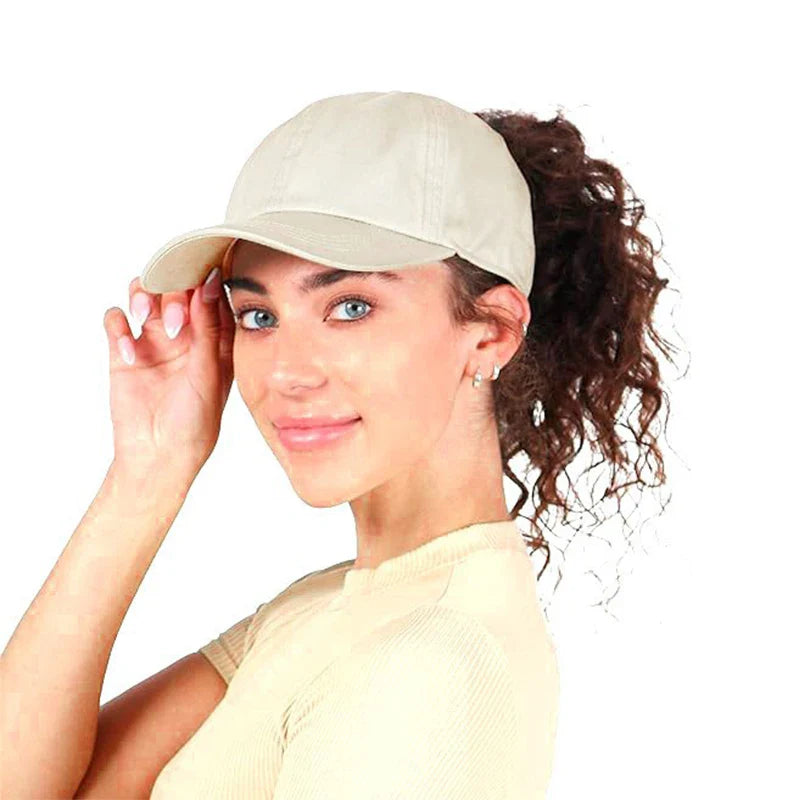 Magnetische Ponytail Cap für Damen