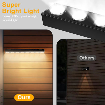 Solar LED-Wandleuchte für Außenbereiche