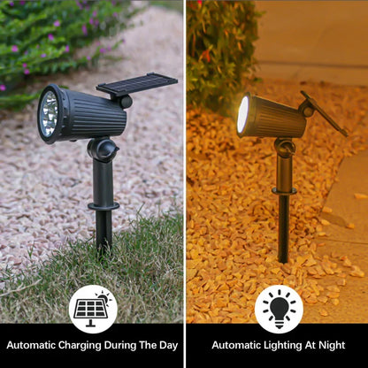 9-LED Solar Gartenstrahler