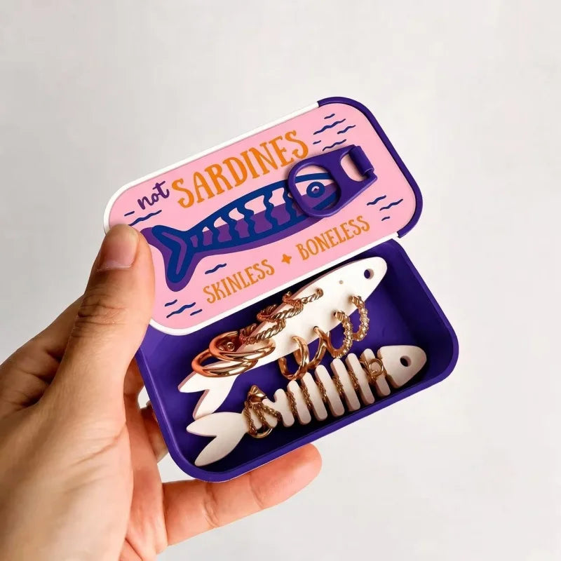 Mini-Aufbewahrungsbox im Sardinendosen-Design