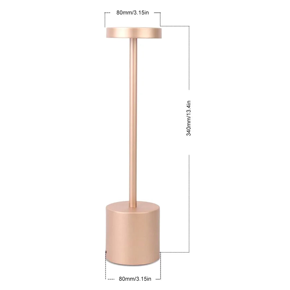 Kabellose LED-Tischlampe mit Touch-Dimmer