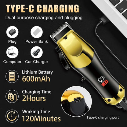3-in-1 USB Haartrimmer für Herren