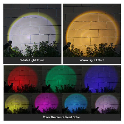 9-LED Solar Gartenstrahler