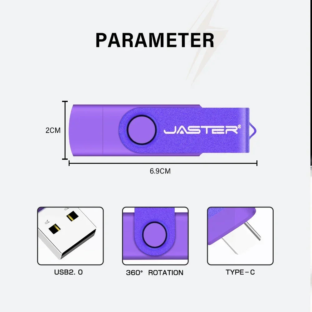 USB-C Speicherstick 128GB mit Schlüsselanhänger