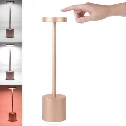 Kabellose LED-Tischlampe mit Touch-Dimmer