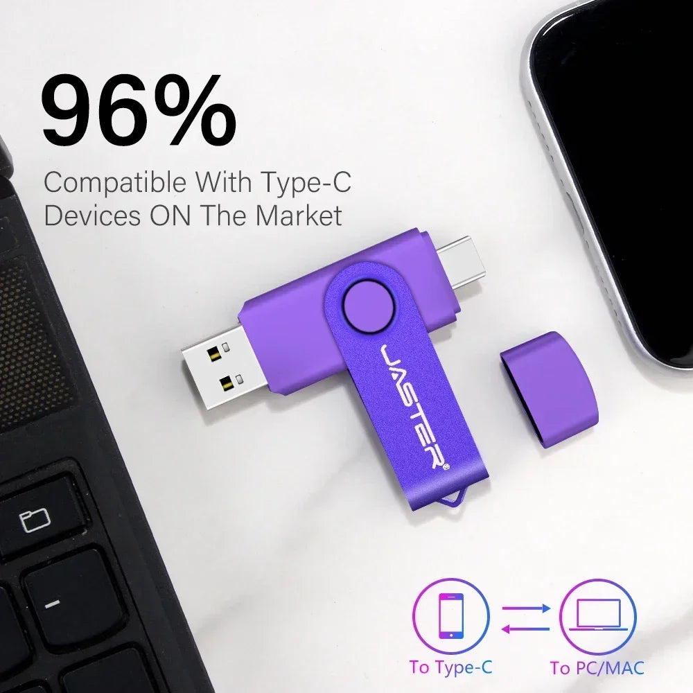 USB-C Speicherstick 128GB mit Schlüsselanhänger