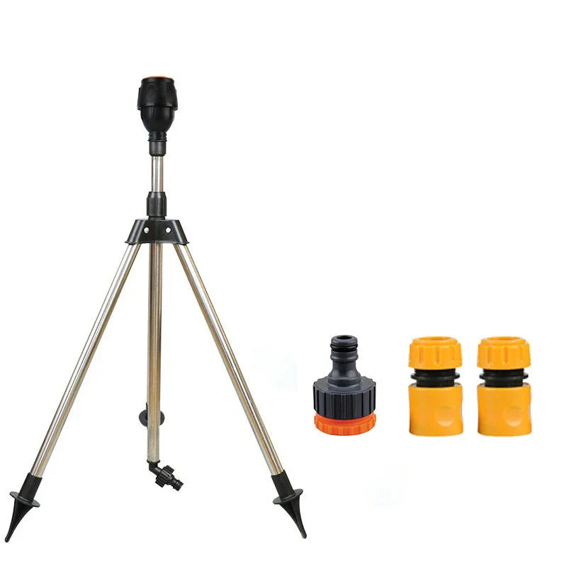 360° Gartenregner mit Edelstahl-Stativ