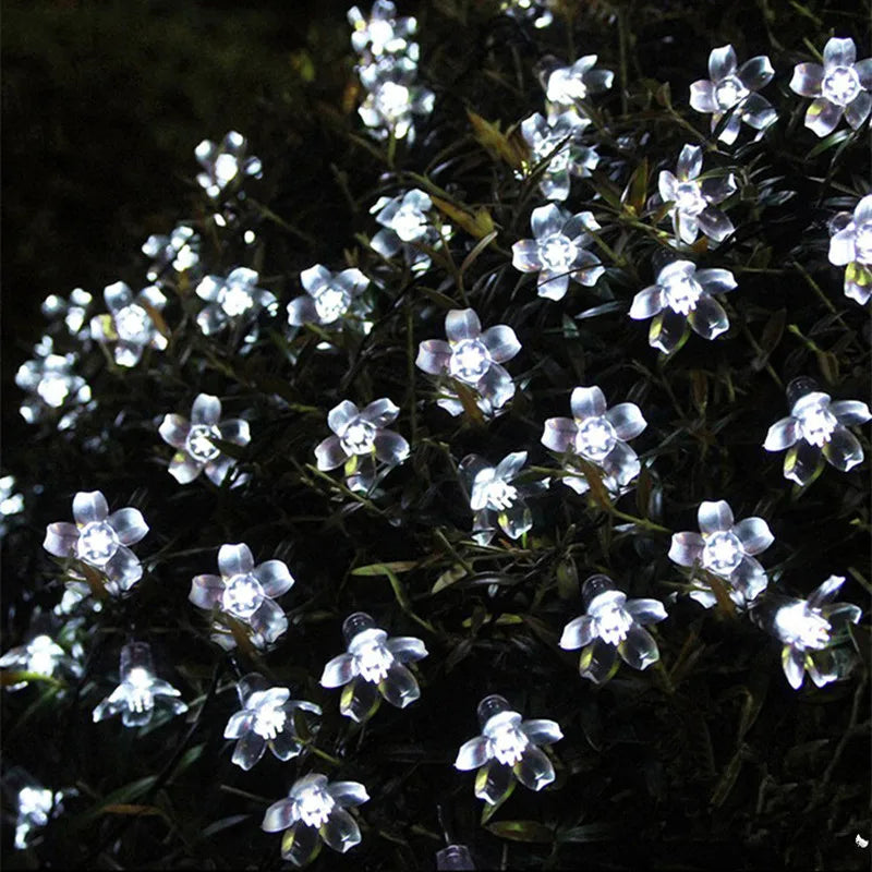Solar Kirschblüten LED-Lichterkette