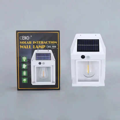 Solar Wandleuchte mit Bewegungsmelder