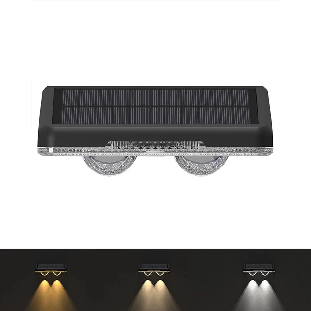 Solar Zaunleuchte mit Farbwechsel