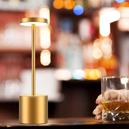 Kabellose LED-Tischlampe mit Touch-Dimmer